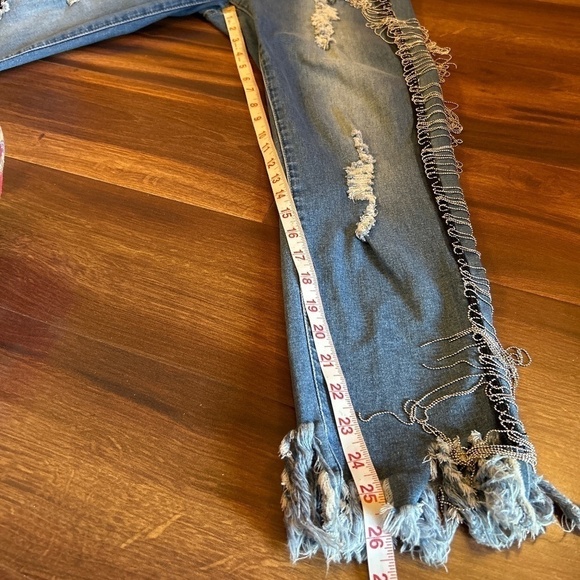 HOT & DELICIOUS Bling pants/jeans size Small - Picture 10 of 10